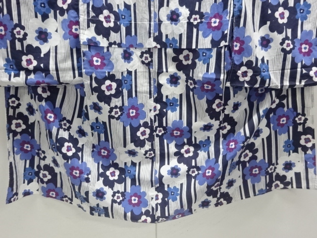  花模様子供浴衣